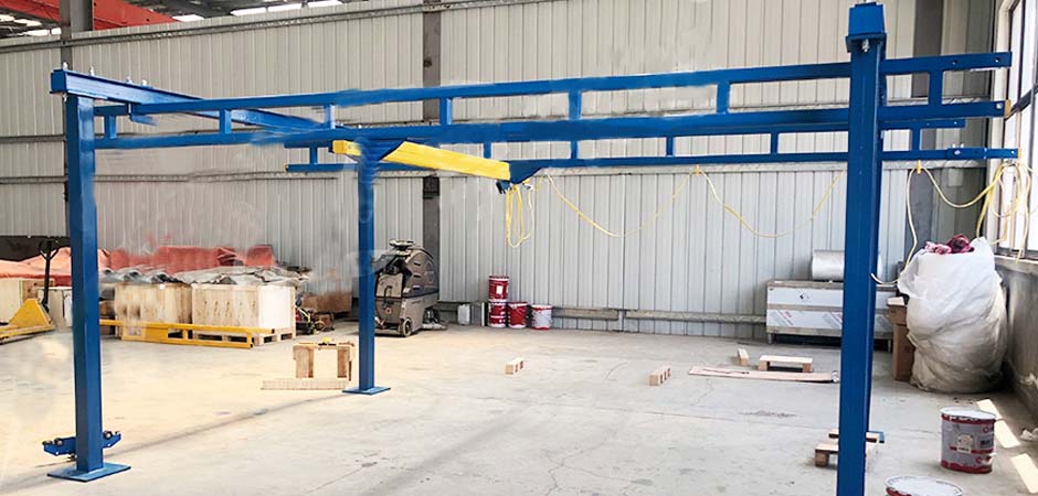 Vacuum equipment-Modular self supporting crane